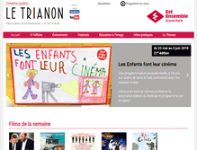 Tablet Screenshot of cinematrianon.fr